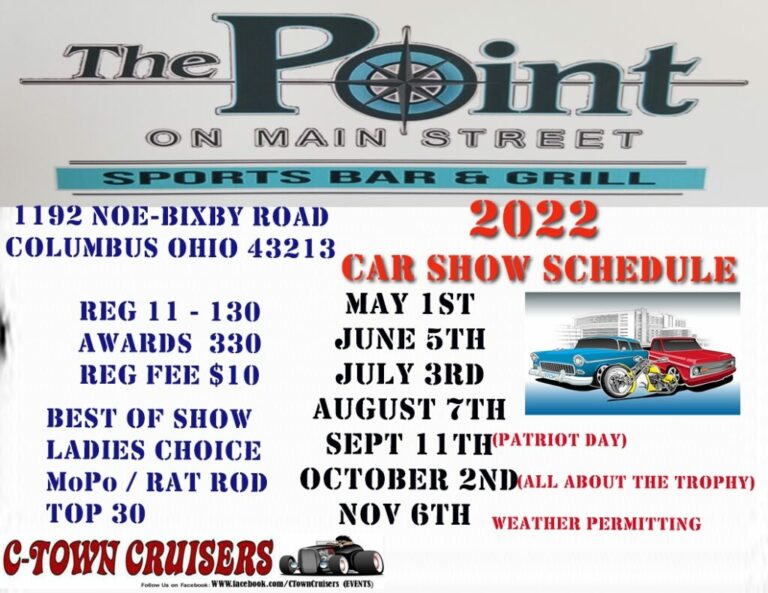 The Point on Main Car Show With the C-Town Cruisers